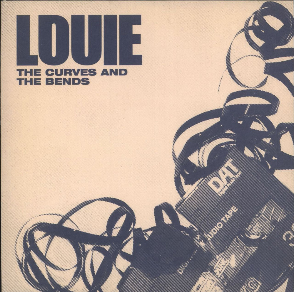Louie The Curves And The Bends - Blue vinyl UK 7" vinyl single (7 inch record / 45) IS923