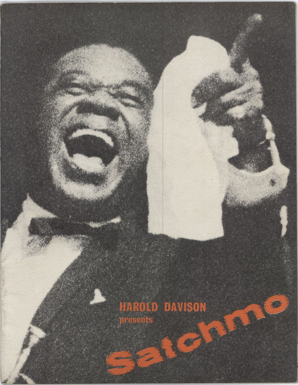 Louis Armstrong Satchmo - Third British Tour April-May 1962 + ticket stub UK tour programme TOUR PROGRAMME