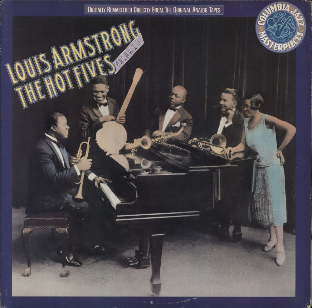 Louis Armstrong The Hot Fives, Volume 1 US vinyl LP album (LP record) CJ44049