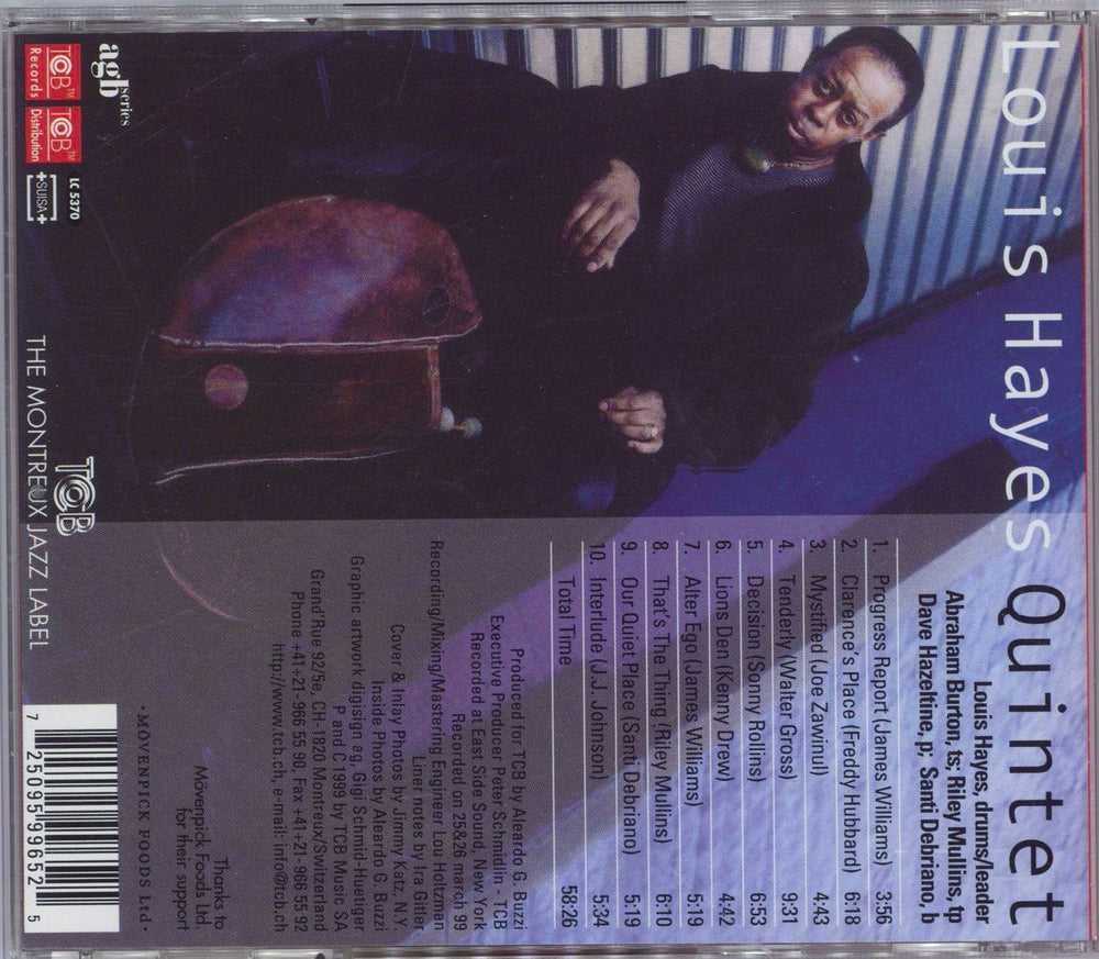 Louis Hayes Quintessential Lou Swiss CD album (CDLP) 725095996525
