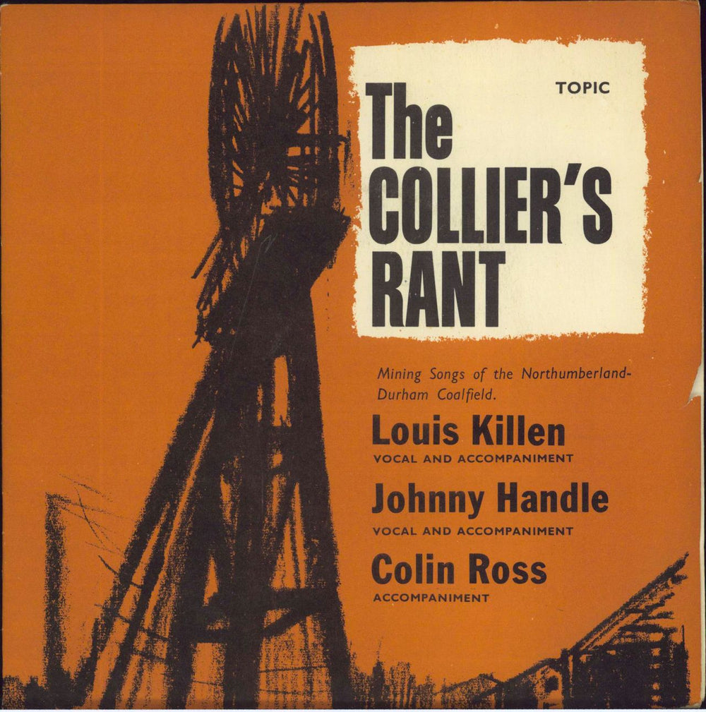 Louis Killen The Collier's Rant UK 7" vinyl single (7 inch record / 45) TOP74