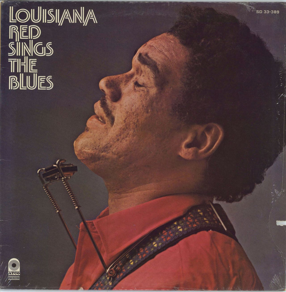 Louisiana Red Sings The Blues - shrink US vinyl LP album (LP record) SD33-389