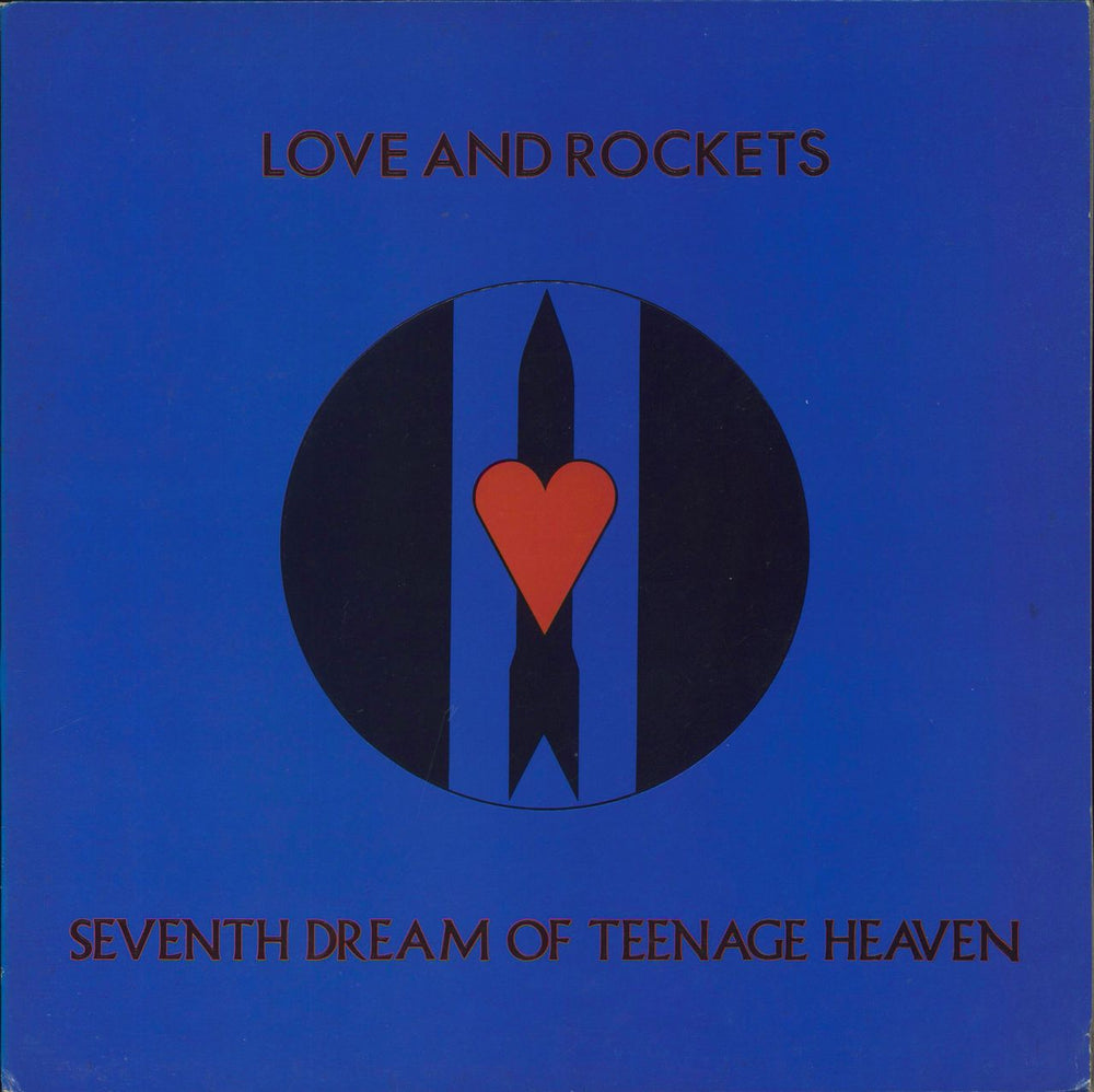 Love & Rockets Seventh Dream Of Teenage Heaven - Embossed Gatefold UK vinyl LP album (LP record) BEGA66