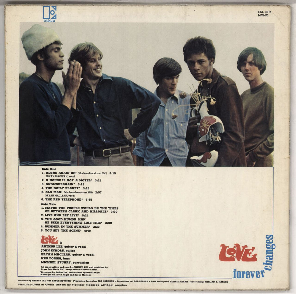 Love Forever Changes UK vinyl LP album (LP record) LOVLPFO557665