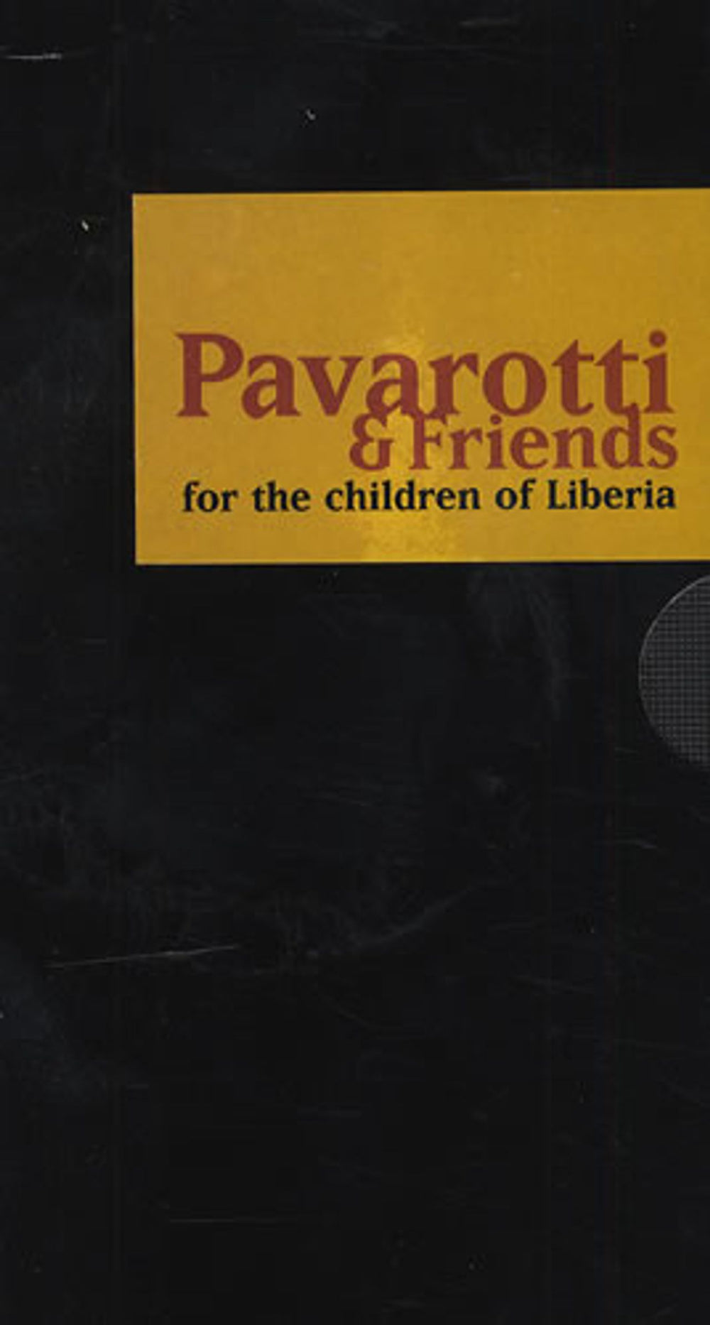 Luciano Pavarotti For The Children Of Liberia UK Promo video (VHS or PAL or NTSC) VIDEO