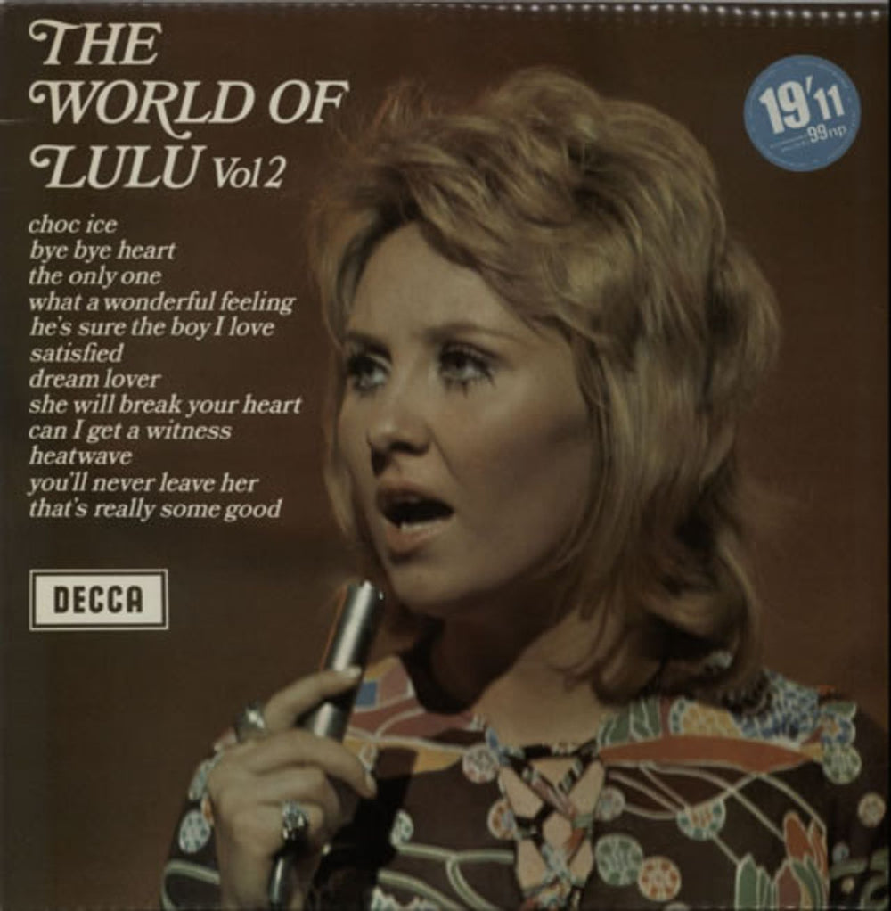 Lulu The World Of Lulu Volume 2 UK vinyl LP album (LP record) SPA94