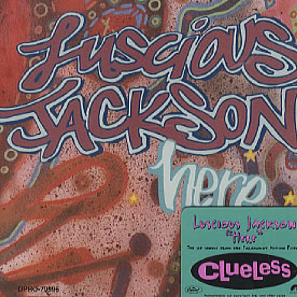 Luscious Jackson Here US Promo CD single (CD5 / 5") DPRO-79596