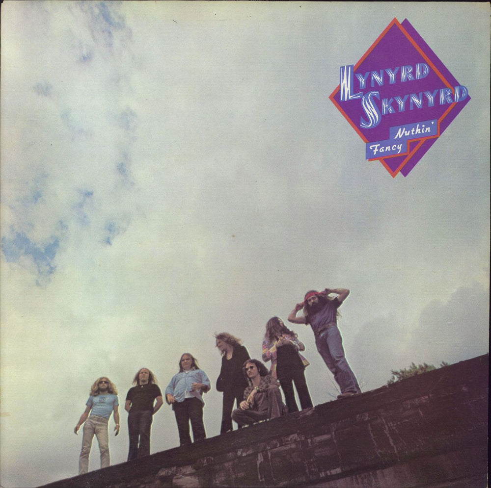 Lynyrd Skynyrd Nuthin' Fancy + Insert UK vinyl LP album (LP record) MCF2700