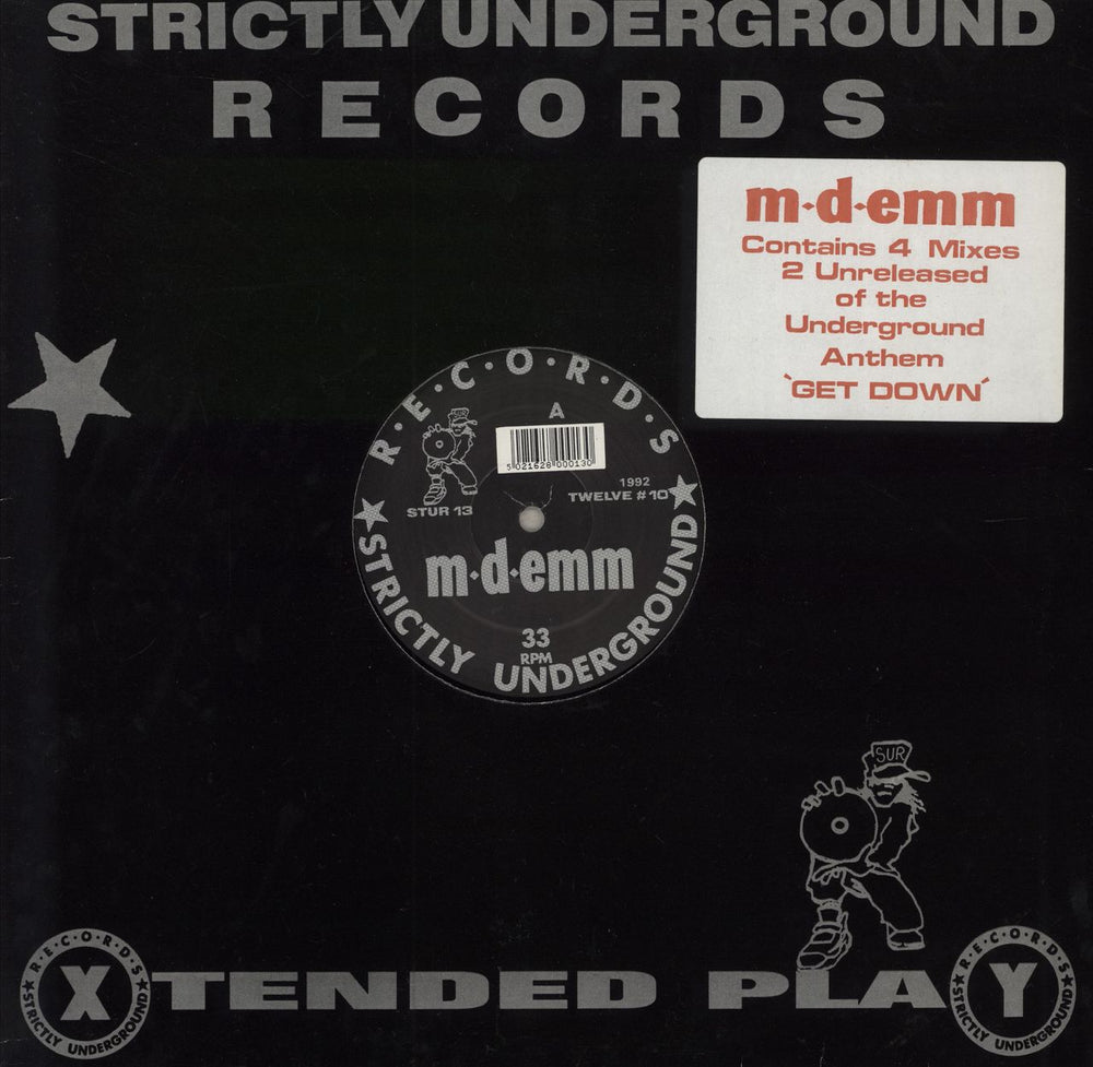 M-D-Emm Get Down UK 12" vinyl single (12 inch record / Maxi-single) STUR13