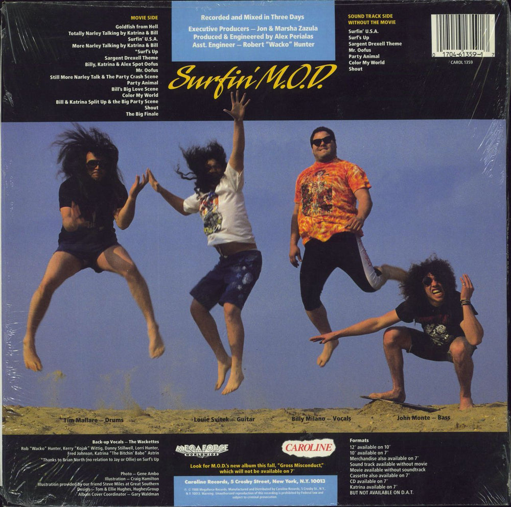 M.O.D. Surfin' M.O.D. US vinyl LP album (LP record) 017046135917