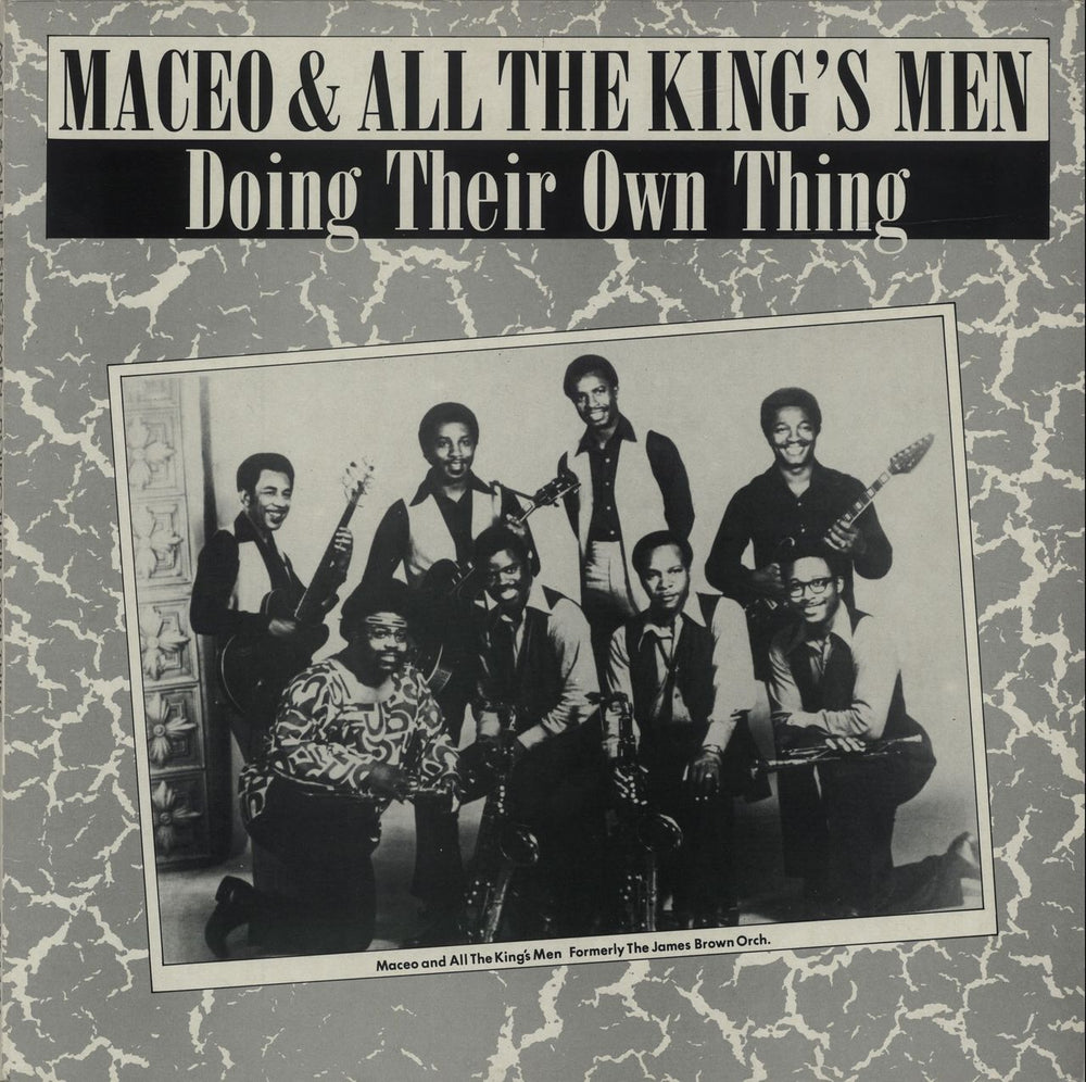 Maceo & The Macks Doing Their Own Thing UK vinyl LP album (LP record) CRB1176