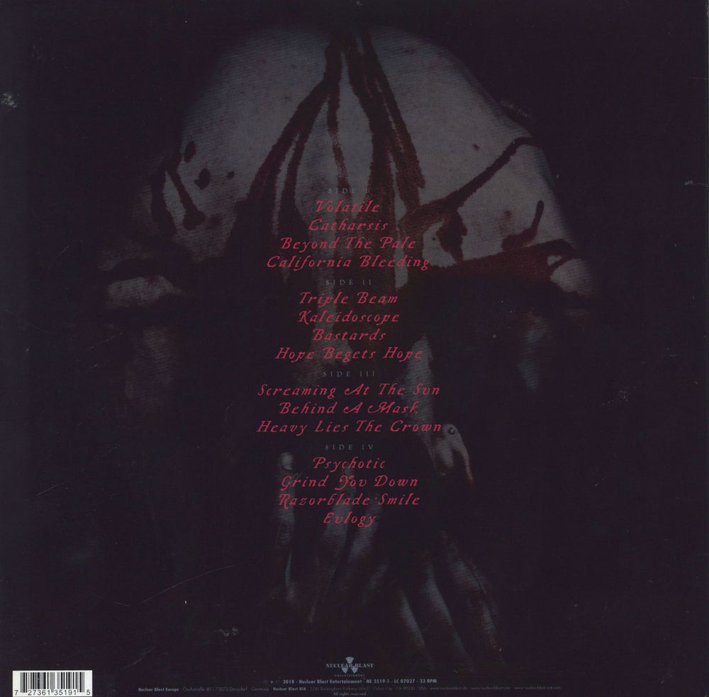 Machine Head Catharsis German 2-LP vinyl record set (Double LP Album)