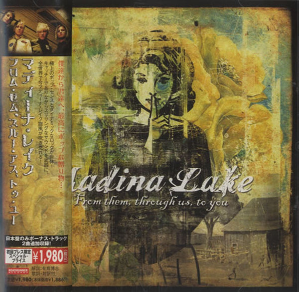 Madina Lake From Them, Through Us, To You Japanese Promo CD album