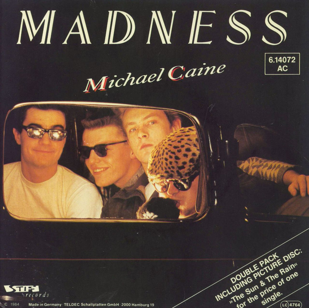 Madness Michael Caine German 7" vinyl single (7 inch record / 45) 6.14072AC