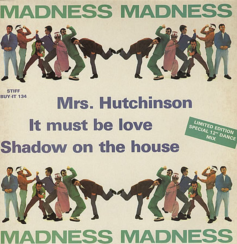 Madness Mrs. Hutchinson Dutch 12" vinyl single (12 inch record / Maxi-single) BUY-IT134