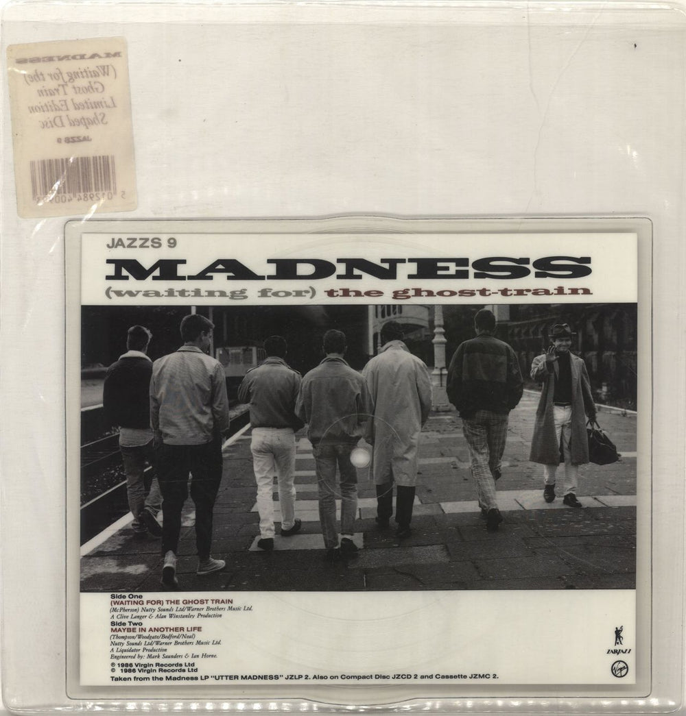 Madness (Waiting For The) Ghost Train UK shaped picture disc (picture disc vinyl record) 5012984400993