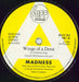 Madness Wings Of A Dove UK Promo 7" vinyl single (7 inch record / 45) MDN07WI43338