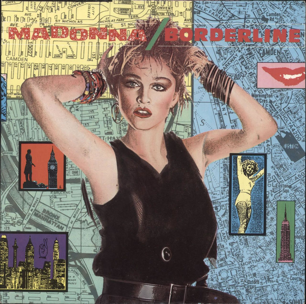 Madonna Borderline - 1st - Solid - Card Sleeve UK 7" vinyl single (7 inch record / 45) W9260