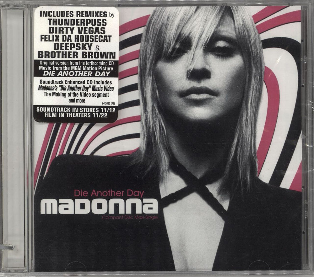 Madonna Die Another Day US CD single (CD5 / 5") 42492-2