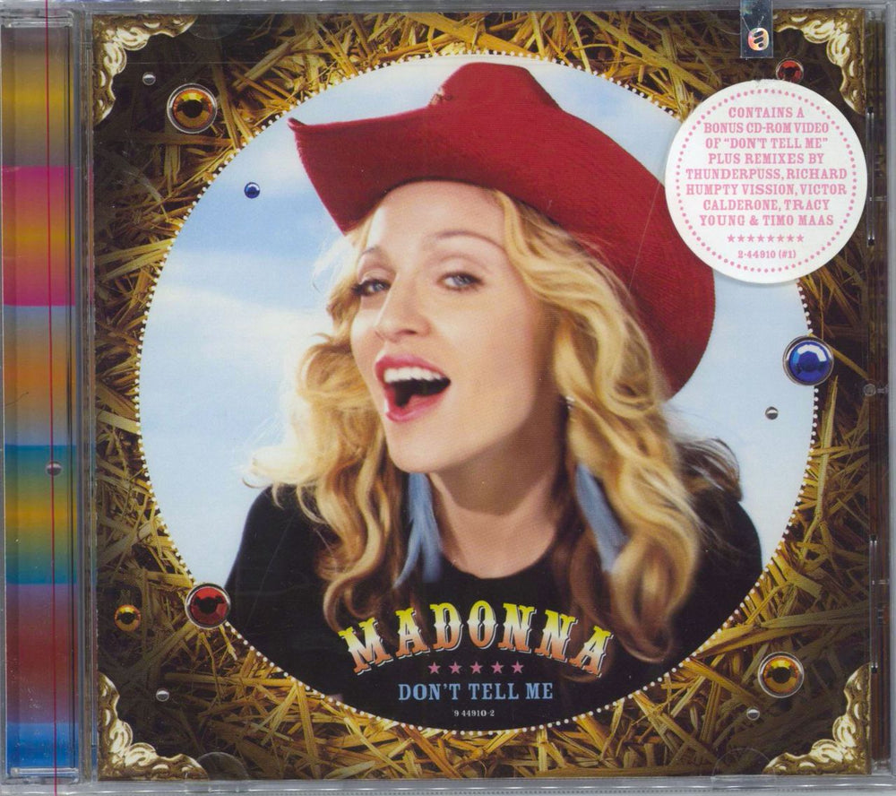 Madonna Don't Tell Me - Sealed US CD single (CD5 / 5") 44910-2