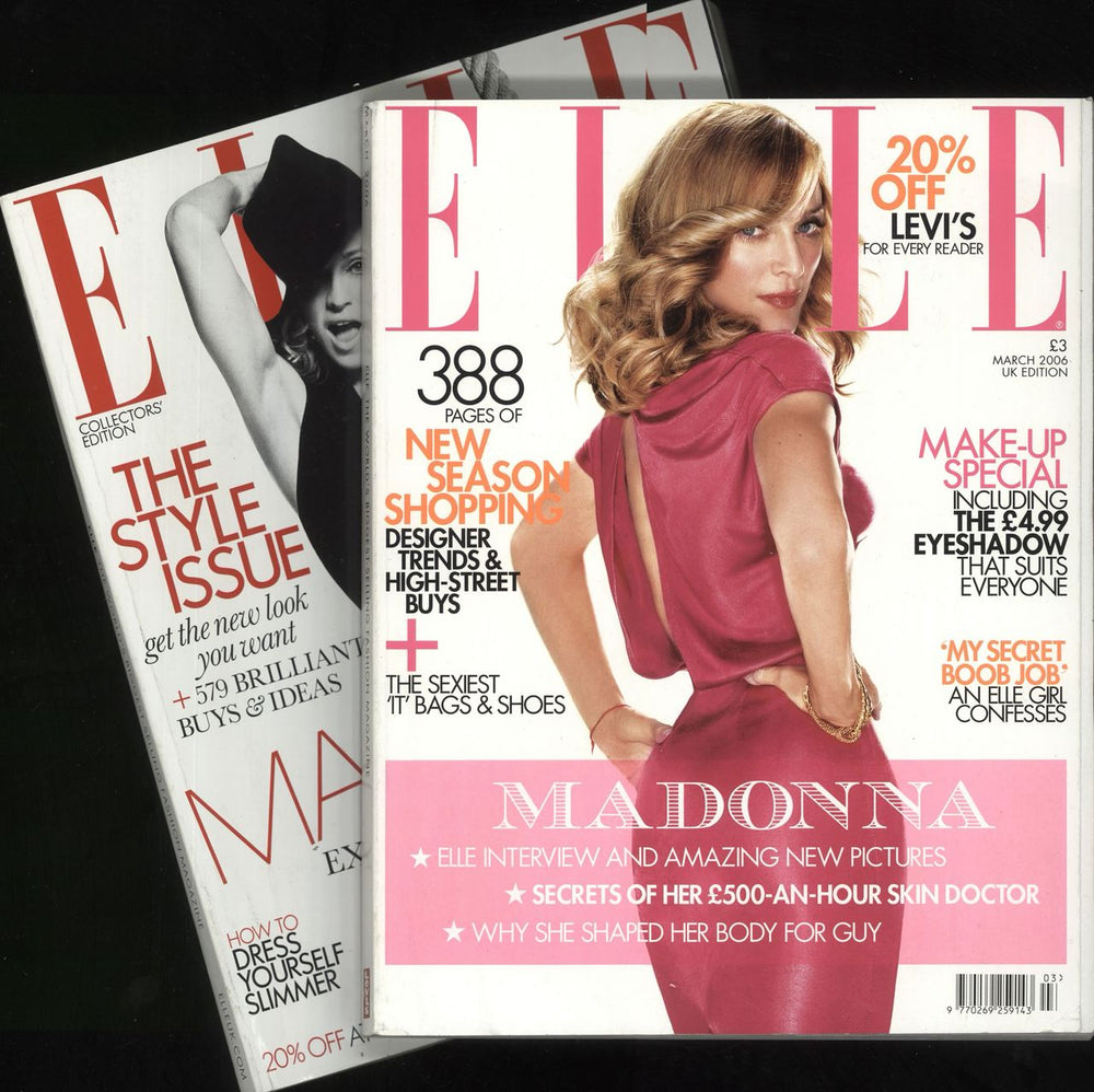 Madonna Elle - March 2006 & May 2008 UK magazine MARCH 2006/MAY 2008