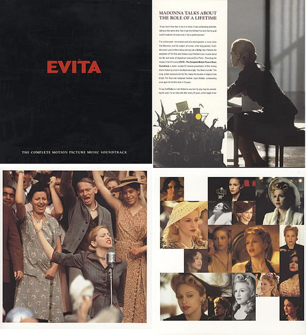 Madonna Evita Press Booklet US Promo memorabilia PRESS KIT