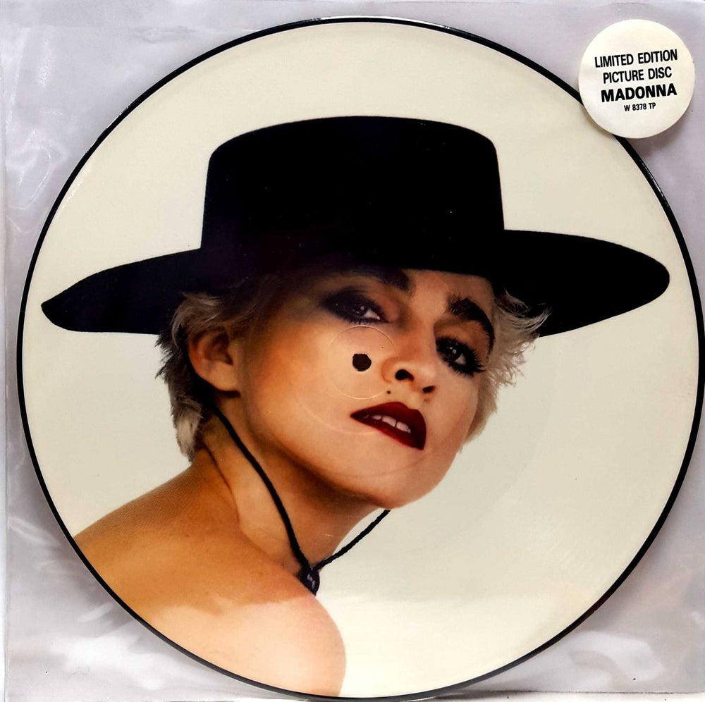 Madonna La Isla Bonita - Hype Stickered UK 12" vinyl picture disc (12 inch picture record) W8378TP