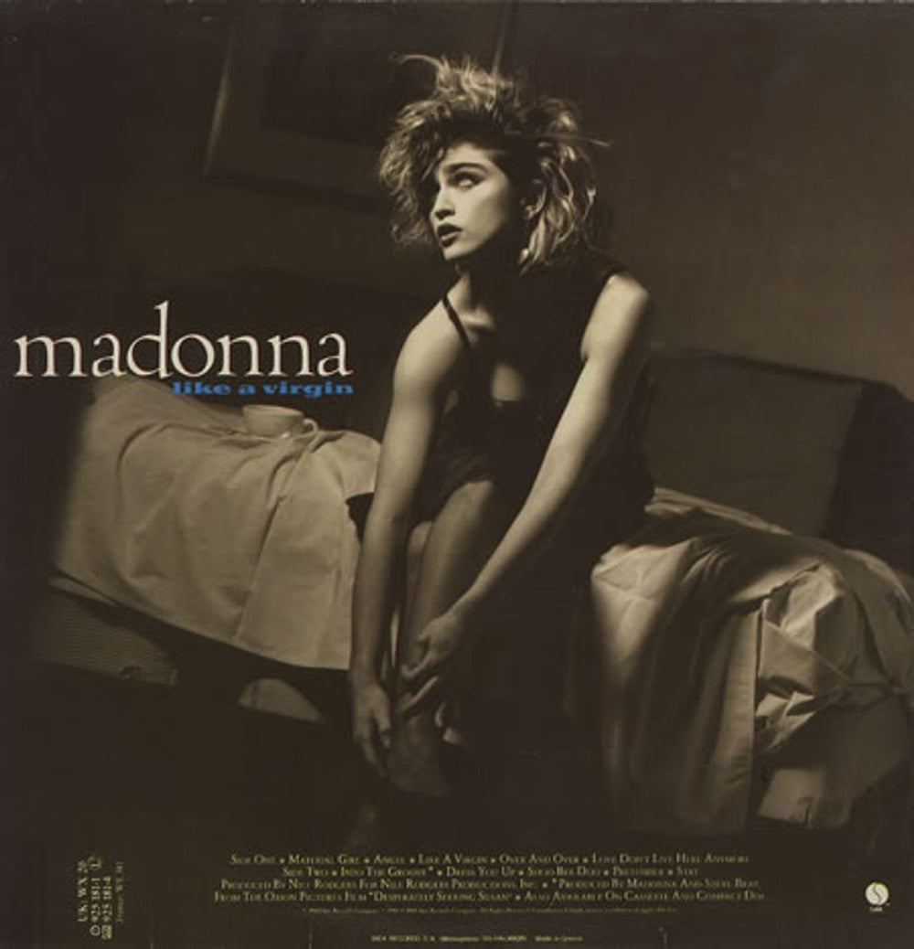 Madonna Like A Virgin Greek vinyl LP album (LP record) MADLPLI163072