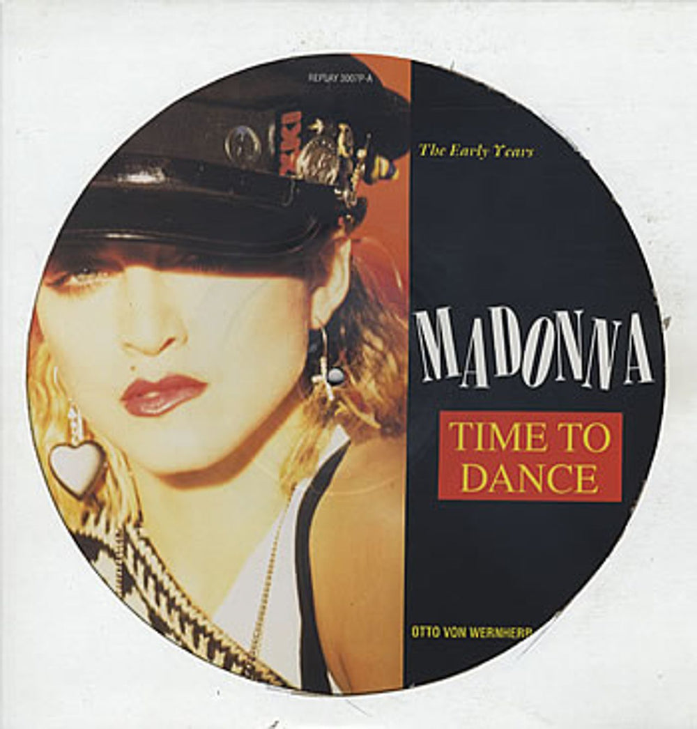 Madonna Time To Dance UK 12" vinyl picture disc (12 inch picture record) REPLAY3007P