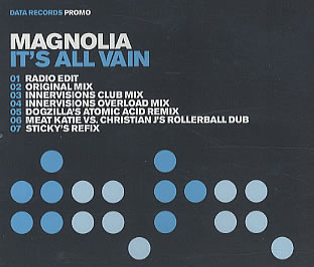 Magnolia It's All Vain UK Promo CD single (CD5 / 5") DATA69CDSP2