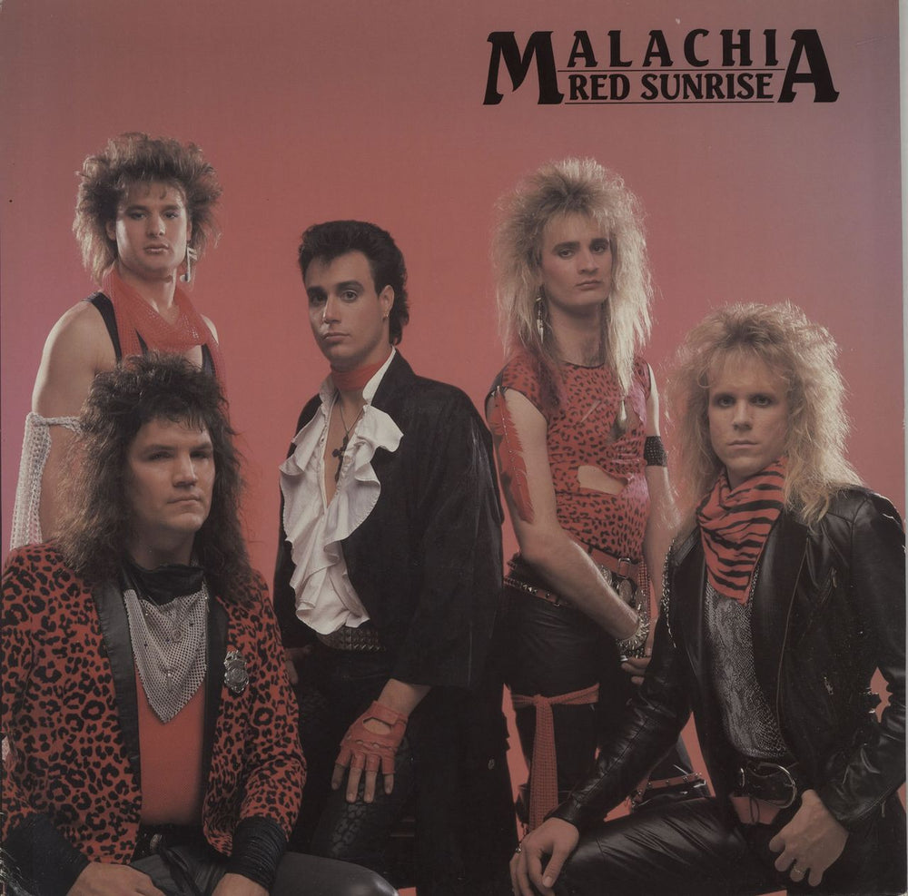 Malachia Red Sunrise + Inserts US vinyl LP album (LP record) VLP-002