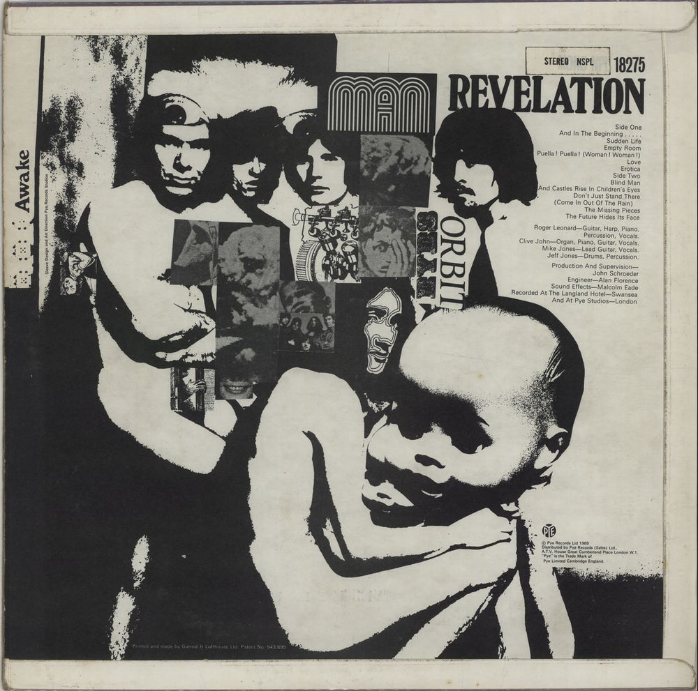 Man Revelation - flipback - VG UK vinyl LP album (LP record) M-NLPRE665685