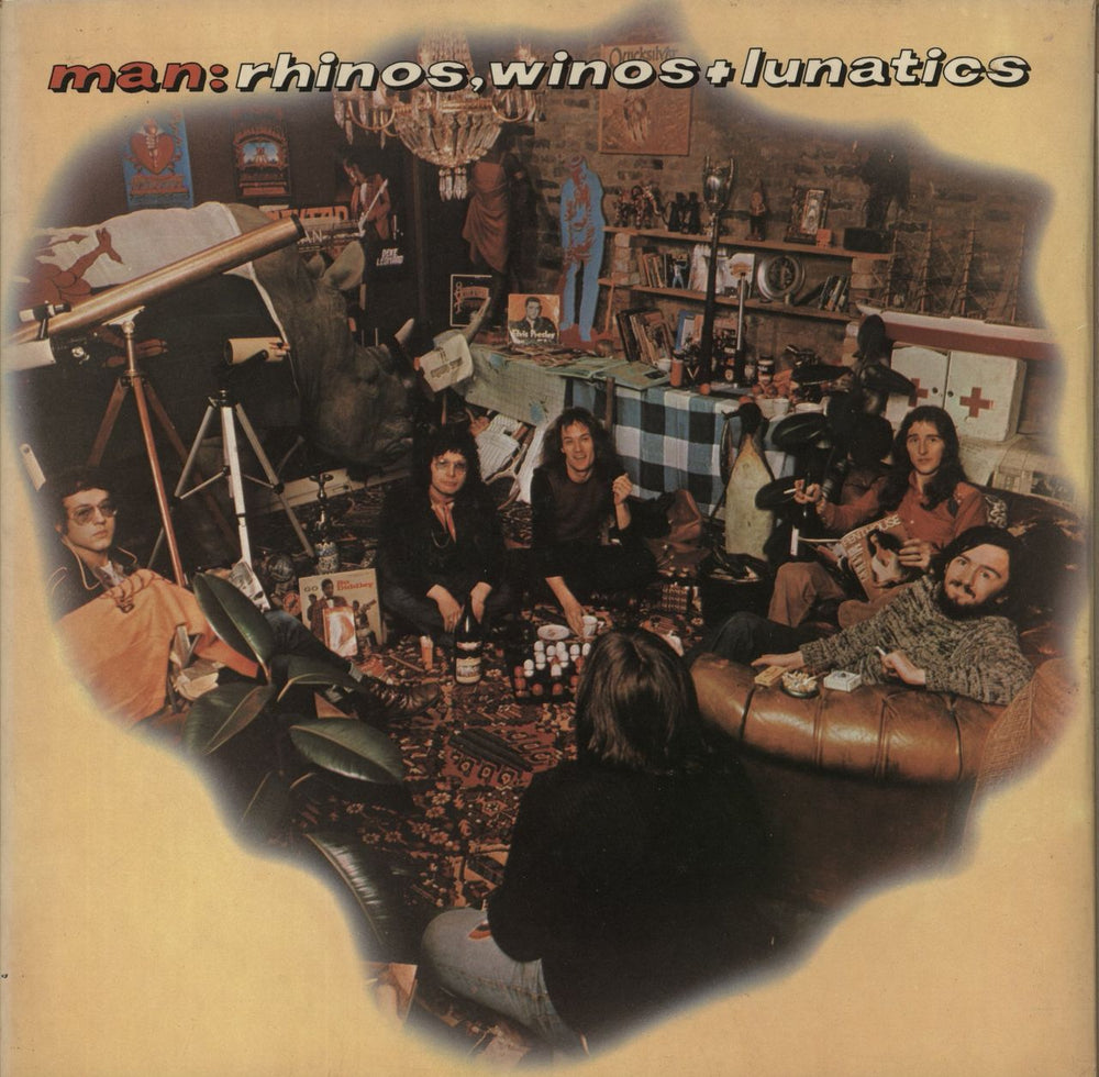 Man Rhinos, Winos & Lunatics - EX UK vinyl LP album (LP record) UAG29631
