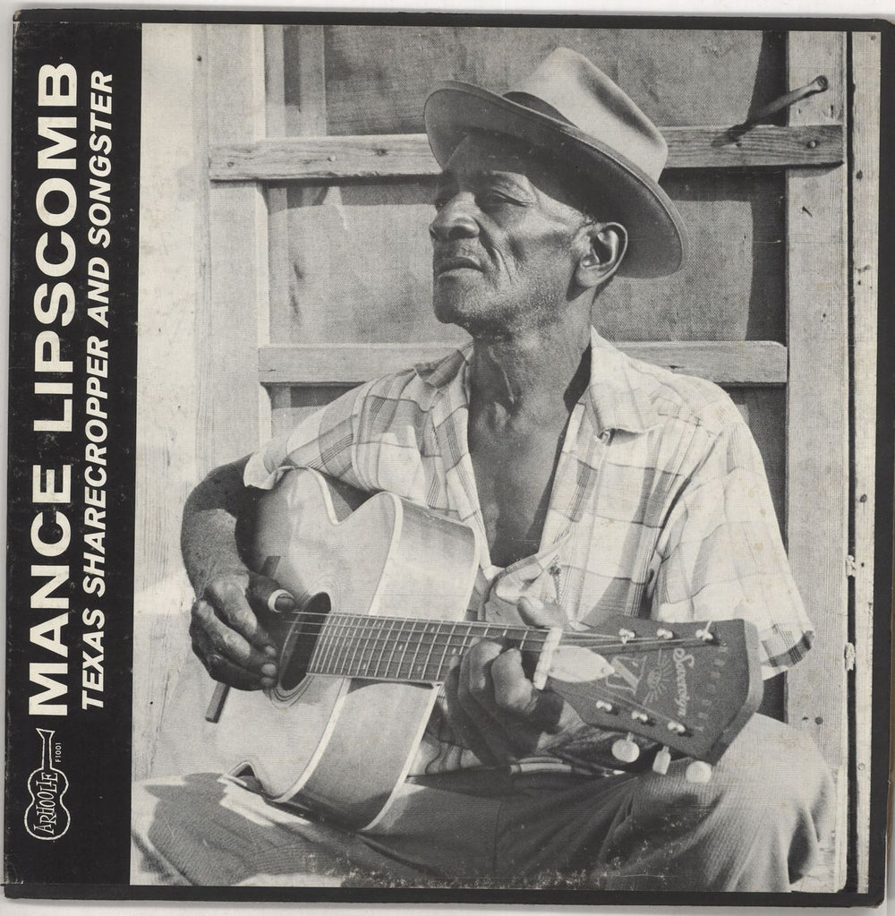 Mance Lipscomb Texas Sharecropper And Songster US vinyl LP album (LP record) F1001