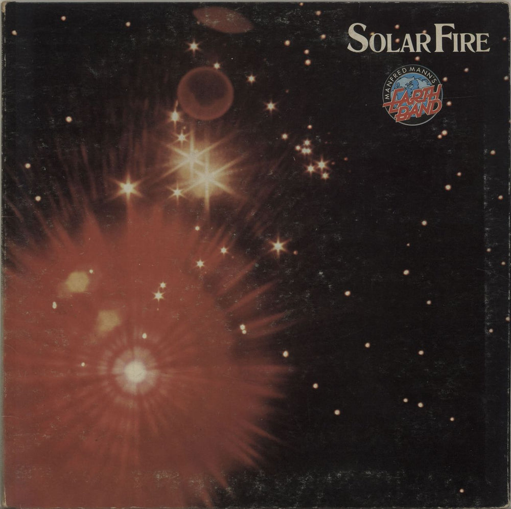 Manfred Mann's Earth Band Solar Fire - 1st + Inner - VG UK vinyl LP album (LP record) ILPS9265