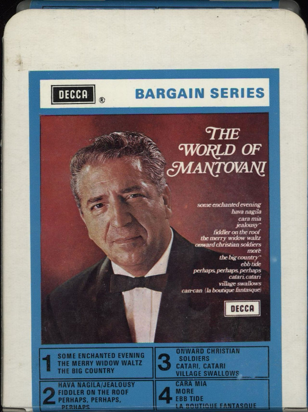 Mantovani The World Of Mantovani UK 8-track cassette ECSP1