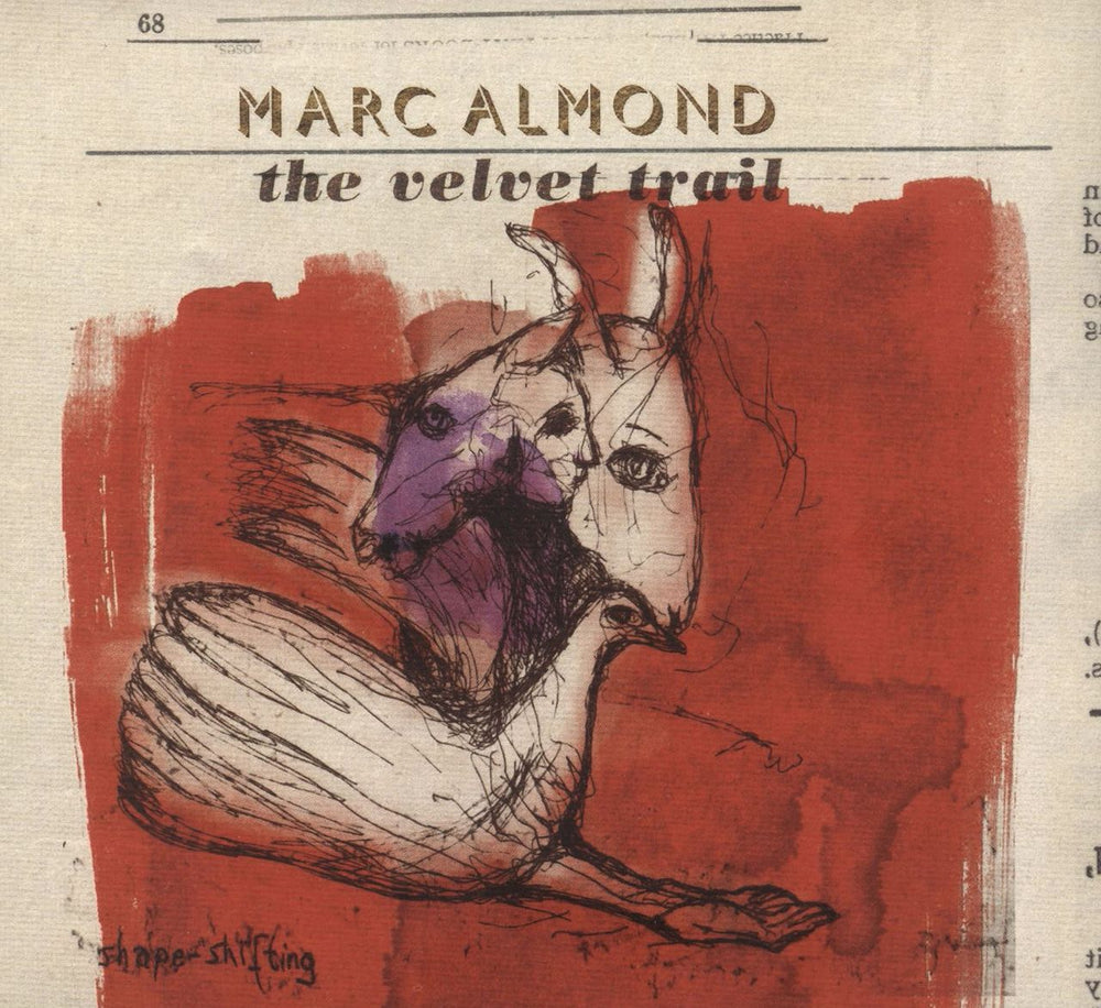 Marc Almond The Velvet Trail UK 2-disc CD/DVD set SFE039D