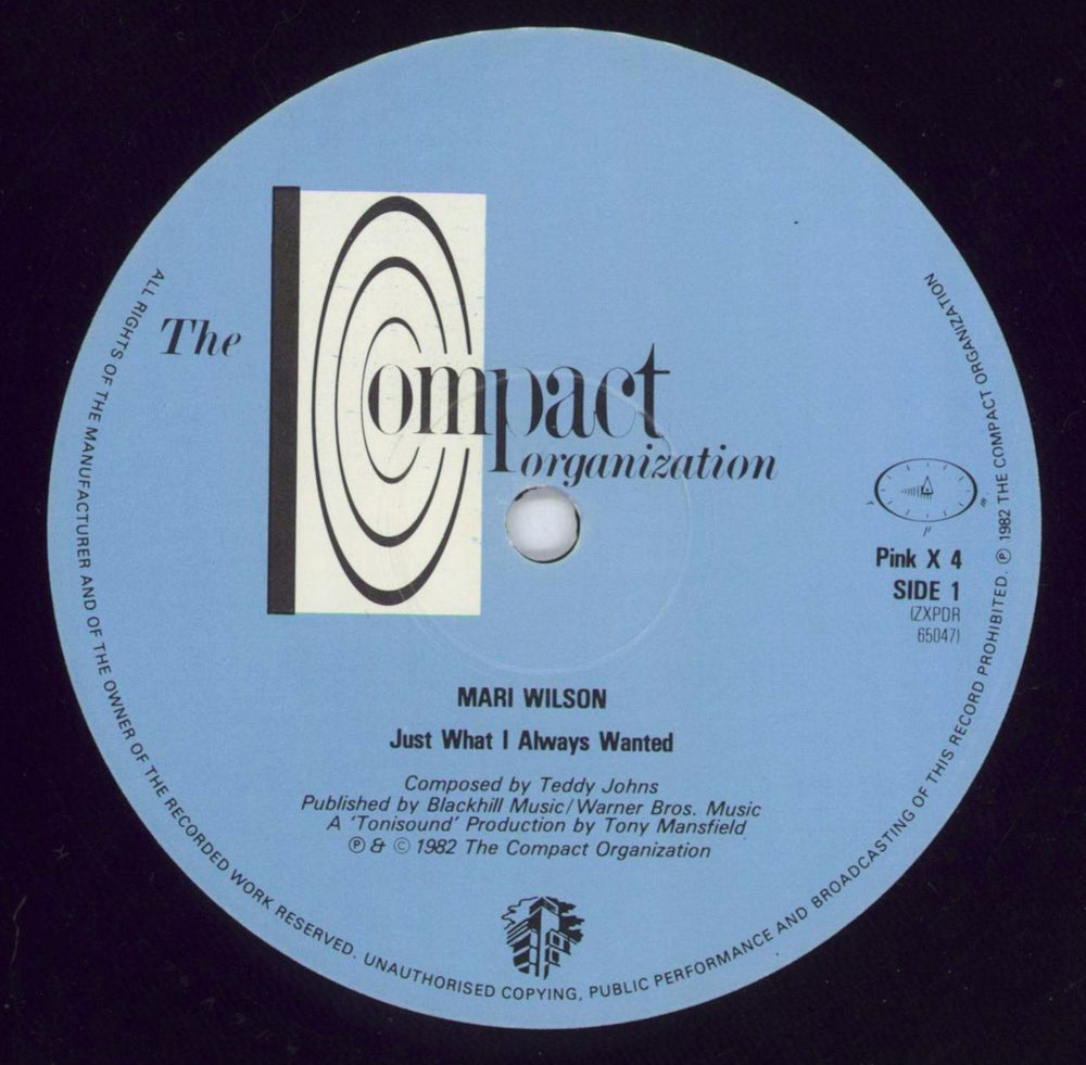 Mari Wilson Just What I Always Wanted UK 12" vinyl single (12 inch record / Maxi-single) MWI12JU817246