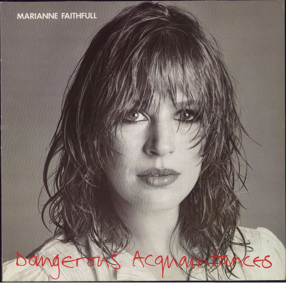 Marianne Faithfull Dangerous Acquaintances German vinyl LP album (LP record) 204015