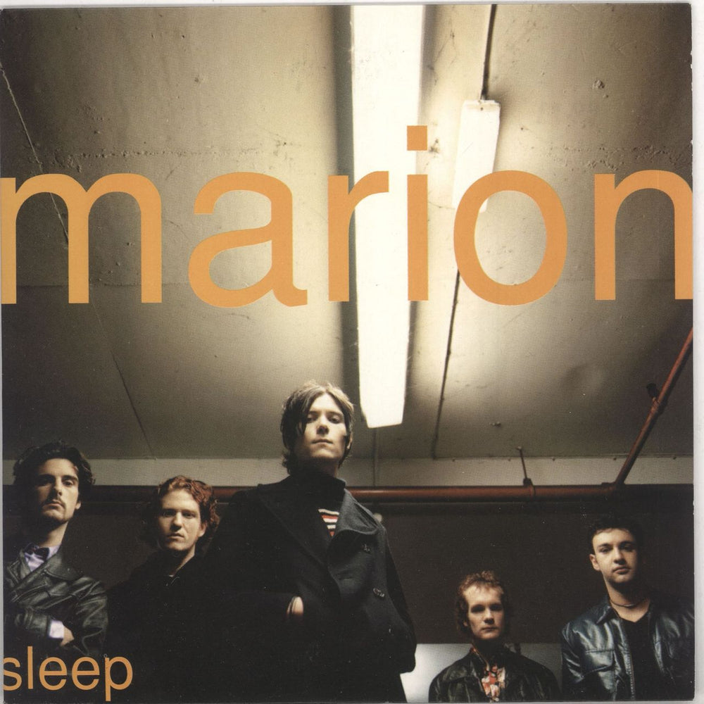 Marion Sleep - 2nd - Orange Vinyl + Numbered UK 7" vinyl single (7 inch record / 45) LON381