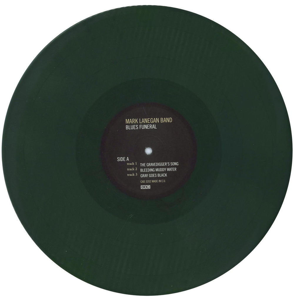 Mark Lanegan Blues Funeral - Dark Green Vinyl - Stickered shrink UK 2-LP vinyl record set (Double LP Album) KGN2LBL690677