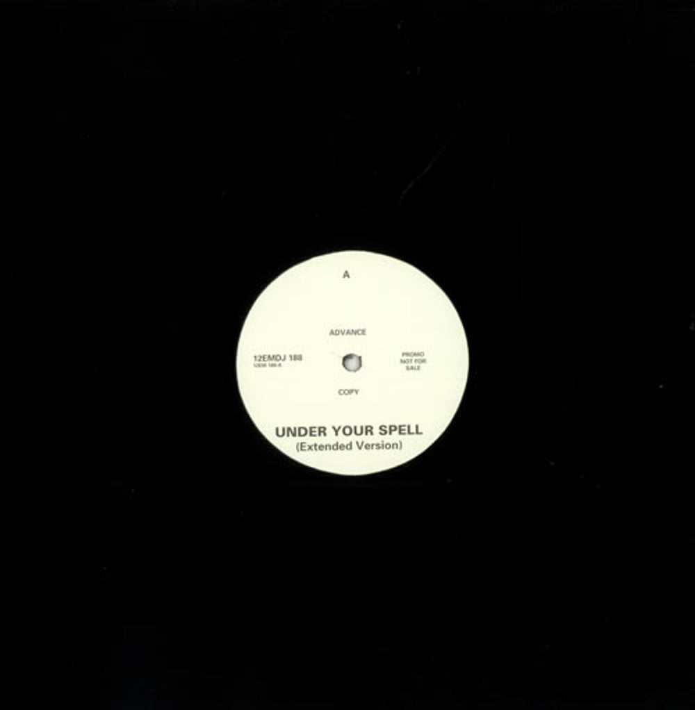 Mark Shaw Under Your Spell (Extended Version) UK Promo 12" vinyl single (12 inch record / Maxi-single) 12EMDJ188