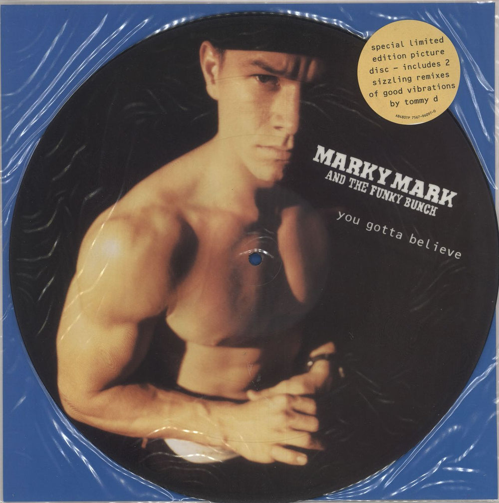 Marky Mark You Gotta Believe UK 12" vinyl picture disc (12 inch picture record) A8480TP