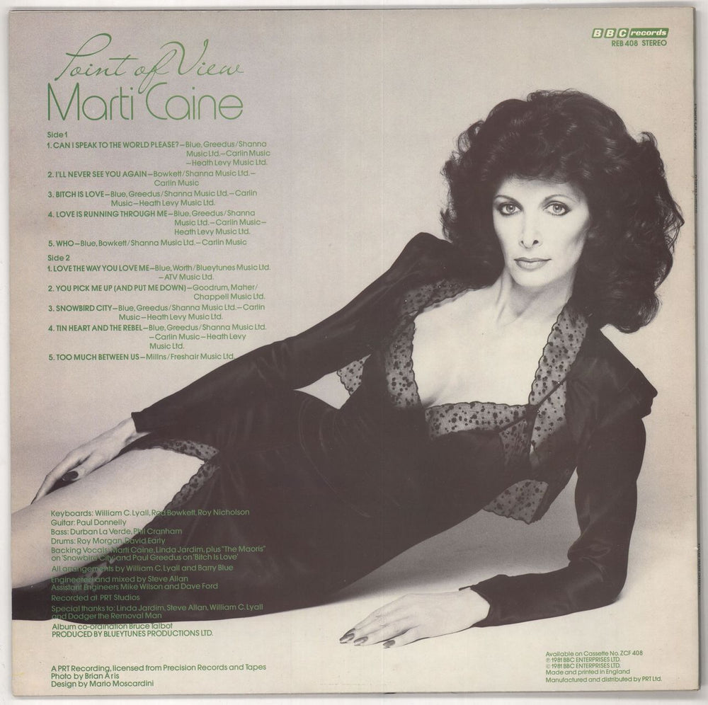 Marti Caine Point Of View UK vinyl LP album (LP record) MC3LPPO725953