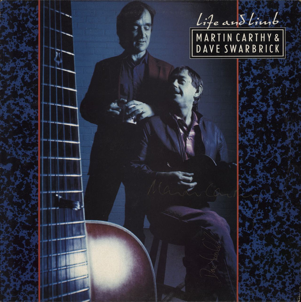 Martin Carthy And Dave Swarbrick Life And Limb - Autographed UK vinyl LP album (LP record) SPD1030