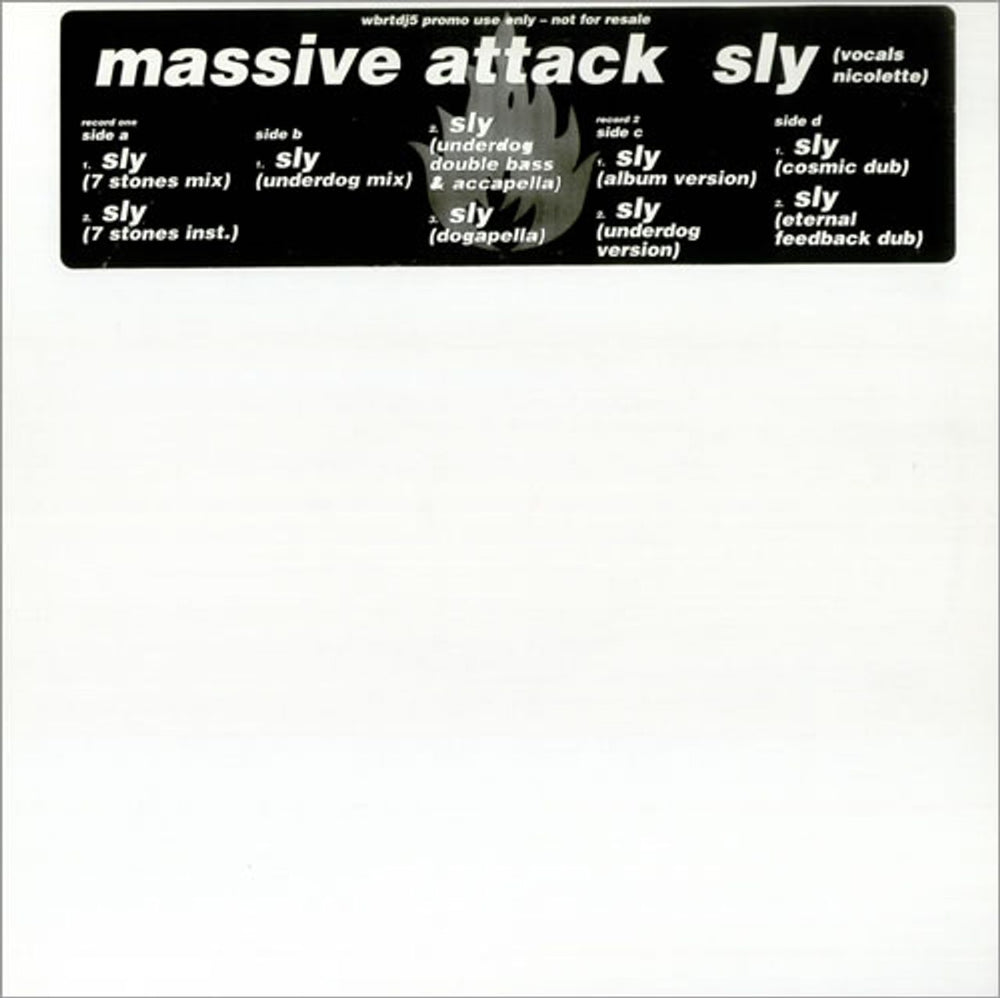 Massive Attack Sly - Double Pack UK Promo 12" vinyl single (12 inch record / Maxi-single) WBRTDJ5