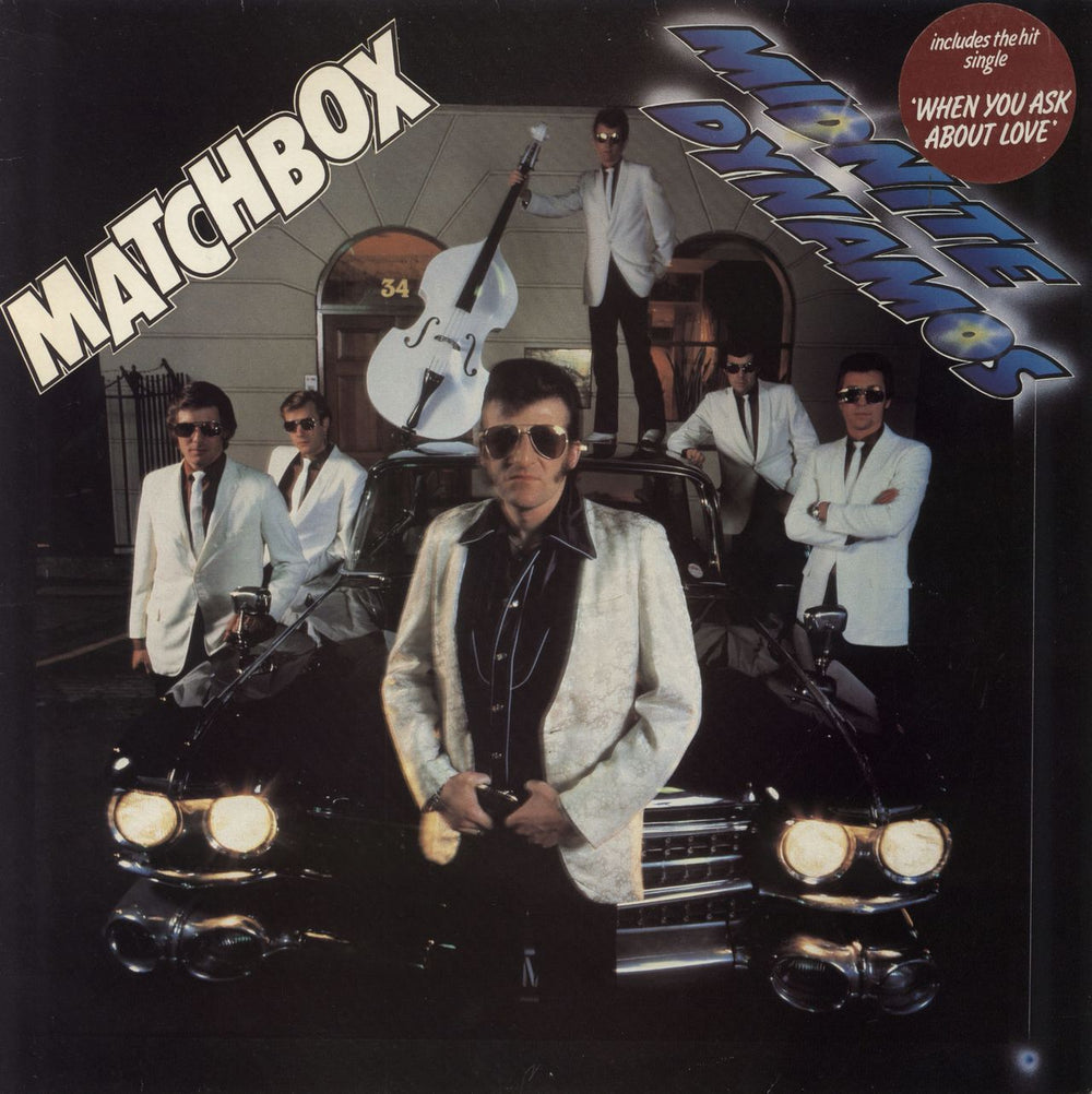 Matchbox Midnite Dynamos - hype stickered p/s UK vinyl LP album (LP record) MAGL5036