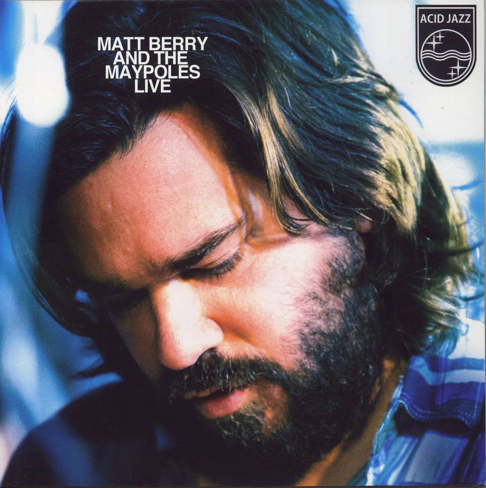 Matt Berry Matt Berry And The Maypoles Live - 180gm Blue Vinyl UK vinyl LP album (LP record) AJX397X