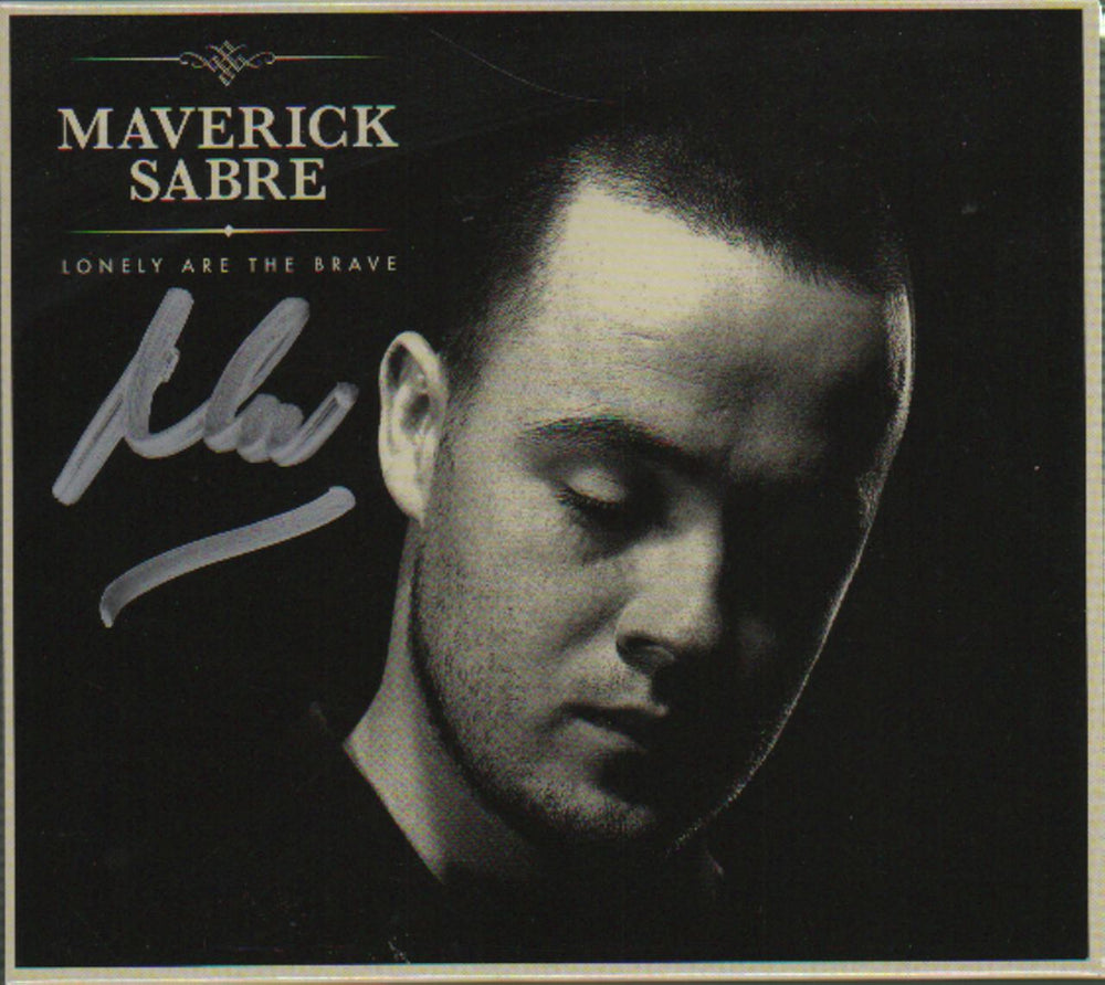 Maverick Sabre Lonely Are The Brave - Signed UK CD album (CDLP) 2770559