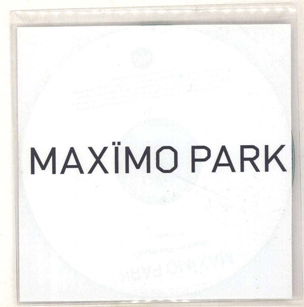 Maximo Park Quicken The Heart UK Promo CD-R acetate CD-R ACETATE